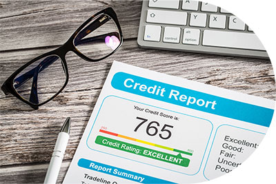 credit scores graphic