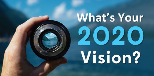 What's your 2020 vision logo graphic
