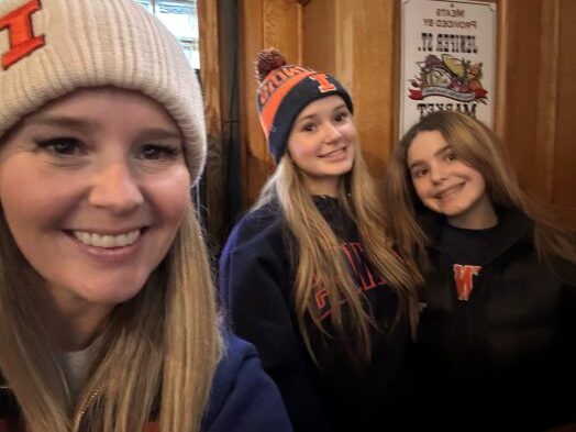 Karen Manczko (left) and her daughters