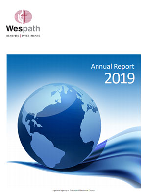 Wespath's 2019 Annual Report cover image