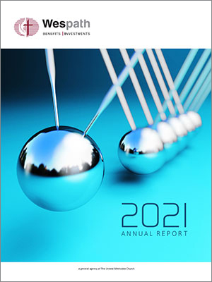 Wespath's 2020 Annual Report cover image