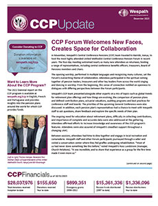 CCP Newsletter December 2023 cover image