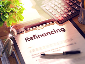 photo of refinancing papers