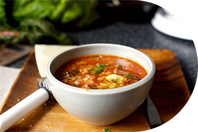 image of a bowl of soup