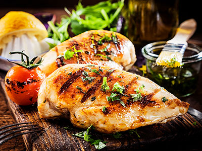 photo of grilled chicken