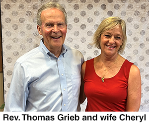 photo of Rev. Thomas Grieb and wife Cheryl