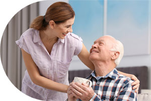image of caregiver for an older person