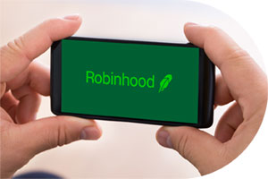image of Robinhood app logo