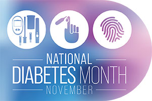 Diabetes month graphic