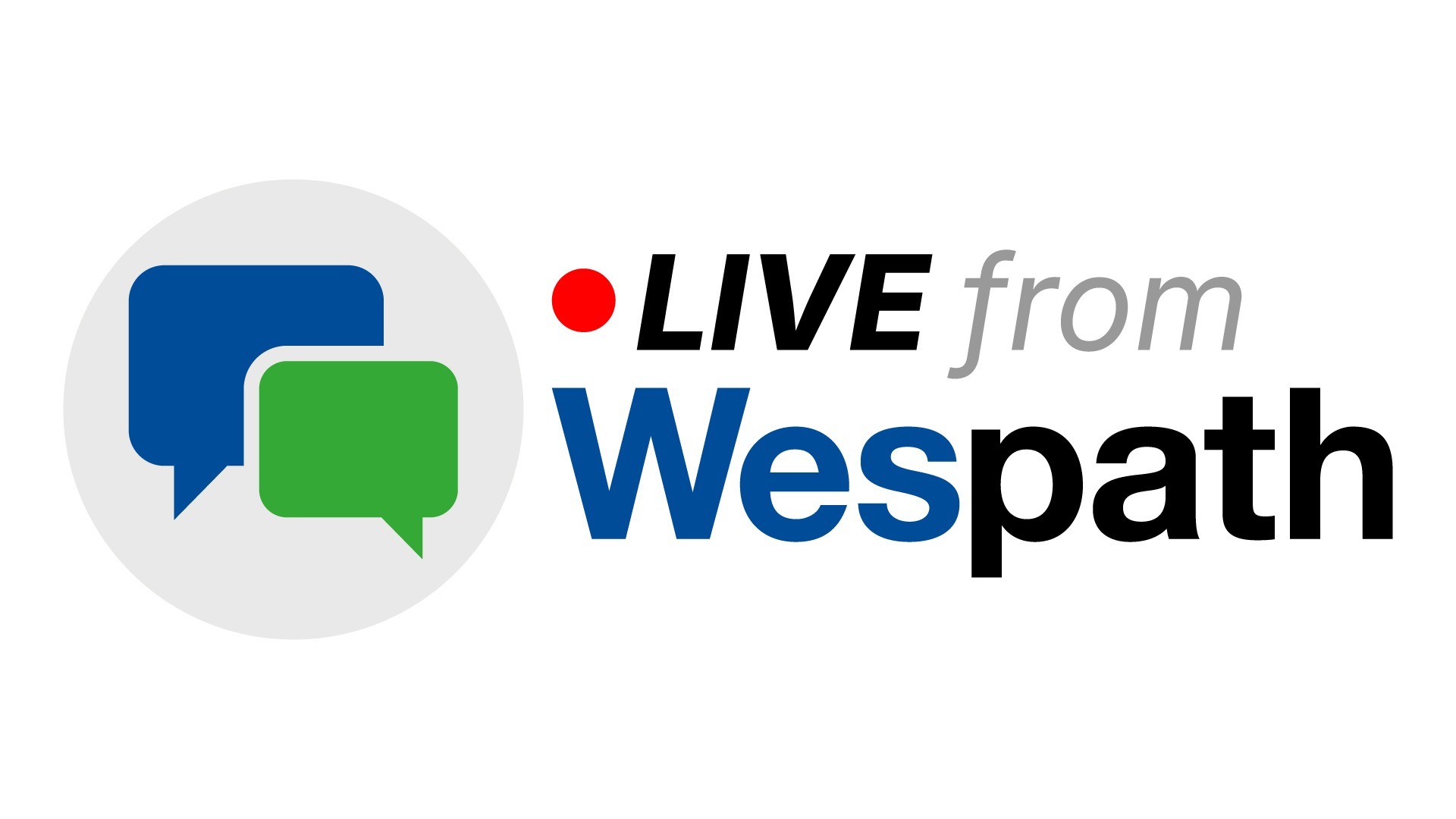 live from wespath words logo