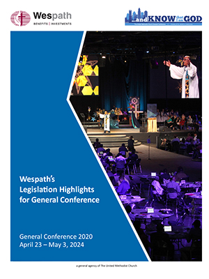 Cover of Wespath legislation document