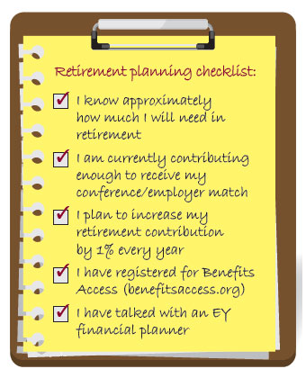 Retirement checklist image