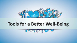 Tools for a Better Well-Being webinar image